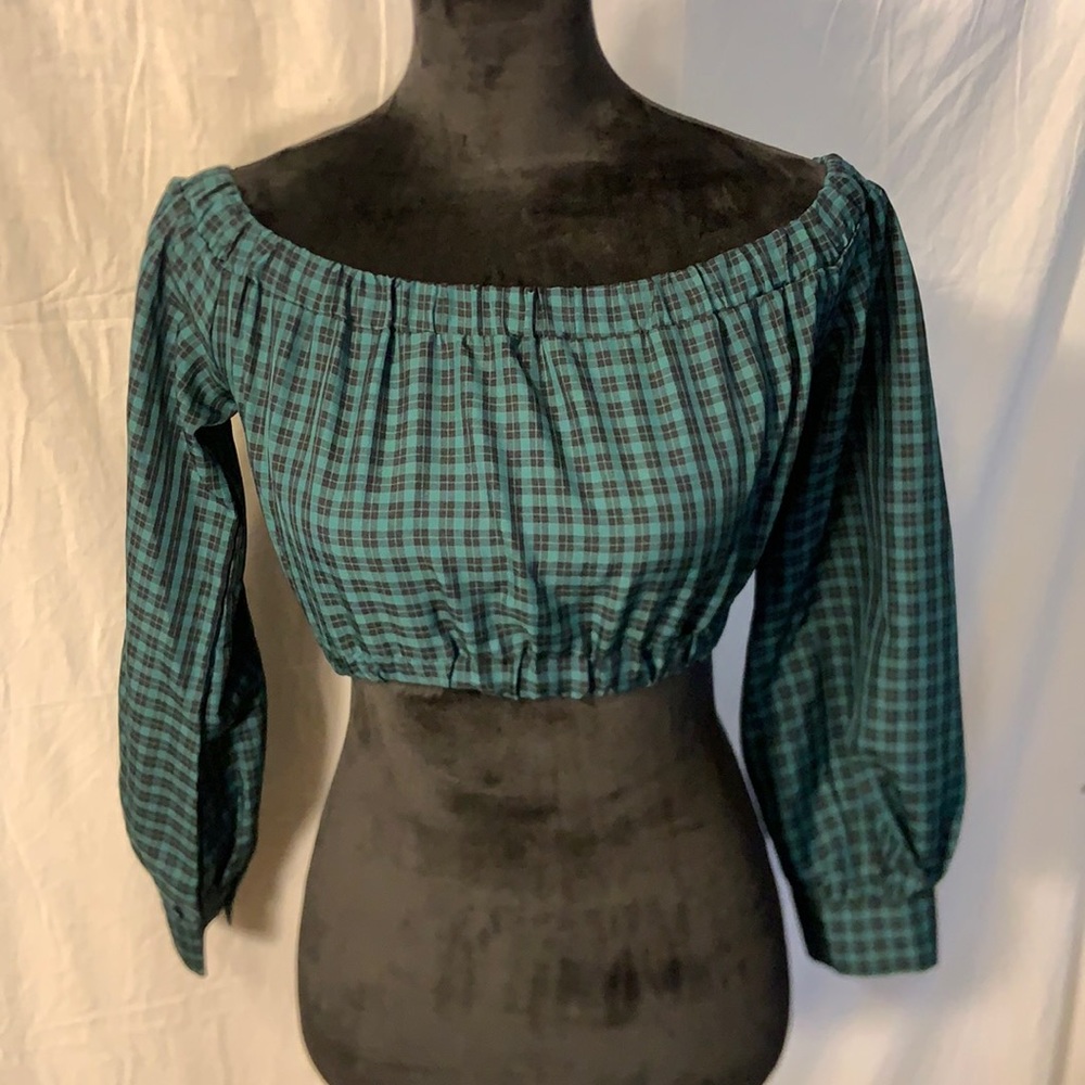 Cropped flannel